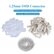 1.25mm Pitch 10 Pin SMD Connector Kit