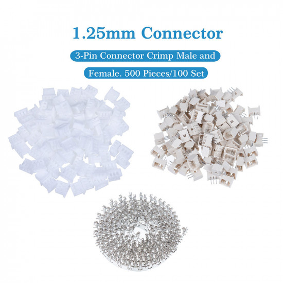 1.25mm Pitch 3 Pin Connector Kit 1.25mm Pitch 3 Pin Connector Kit