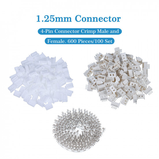 1.25mm Pitch 4 Pin Connector Kit 1.25mm Pitch 4 Pin Connector Kit