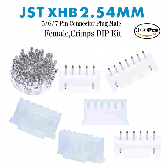 JST XHB - 5 / 6 / 7 Pin Connector Kit JST XHB - 5 / 6 / 7 Pin Connector Kit