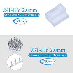 JST HY 2.0 mm 3-Pin Connector Kit