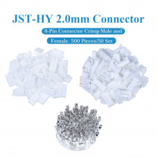 JST HY 2.0 mm 8-Pin Connector Kit