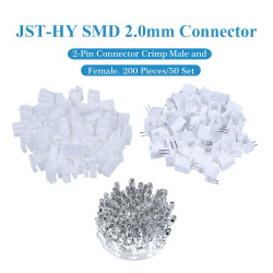 JST HY SMD 2.0 mm 2-Pin Connector Kit