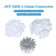 JST XHB 2.54 mm 10-Pin Connector Kit