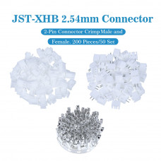 JST XHB 2.54 mm 2-Pin Connector Kit