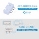 JST XHB 2.54 mm 4-Pin Connector Kit JST XHB 2.54 mm 4-Pin Connector Kit
