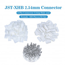 JST XHB 2.54 mm 6-Pin Connector Kit