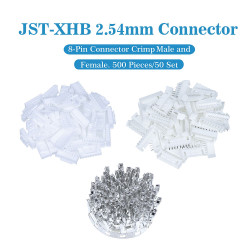 JST XHB 2.54 mm 8-Pin Connector Kit