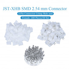 JST XHB SMD 2.54 mm 2-Pin Connector Kit