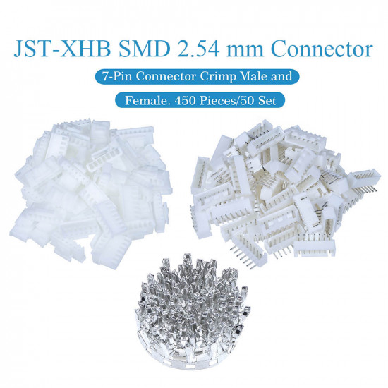 JST XHB SMD 2.54 mm 7-Pin Connector Kit JST XHB SMD 2.54 mm 7-Pin Connector Kit