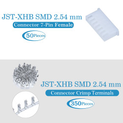 JST XHB SMD 2.54 mm 7-Pin Connector Kit
