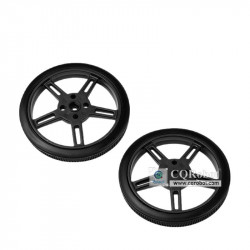 5908-535 Wheels compatible with TT motor interface Black