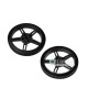 5908-485 Wheels compatible with stepper motor interface Black