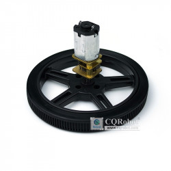 N20 Gear Motor with 360° Wheel Adapter &with Wheel