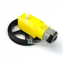 TT Gear Motor (No Wires) with Wheel