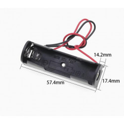1 AA Battery Holder, with Cable without Connector.