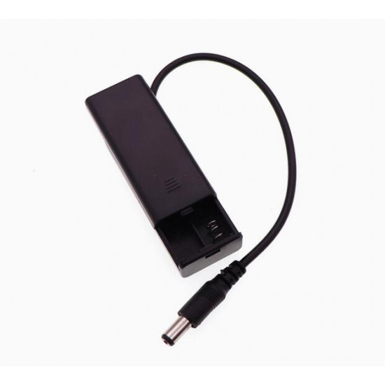 2 AAA Battery Holder, with Cover ON-Off Switch and DC5.5-2.1 Male Plug Cable. 2 AAA Battery Holder, with Cover ON-Off Switch and DC5.5-2.1 Male Plug Cable.
