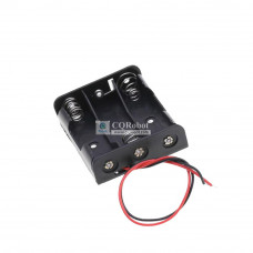 3 AA Battery Holder, with Cable without Connector.