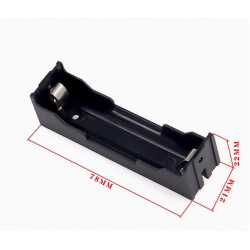 1 - 18650 Battery Holder Direct-Plug Type, with Solder Pins.
