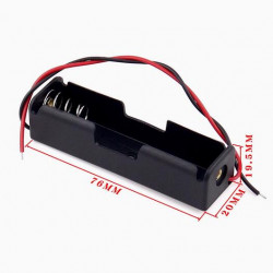 1 - 18650 Battery Holder, with Cable without Connector.