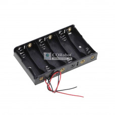6 AA Battery Holder, with Cable without Connector.