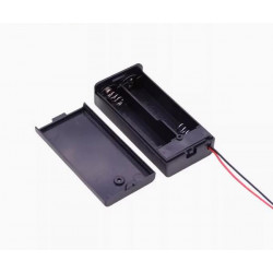 2 AAA Battery Holder, with Cover ON-Off Switch and DC5521 Male Plug Cable.
