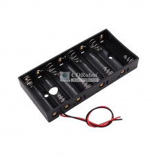 8 AA Battery Holder, with Cable without Connector.