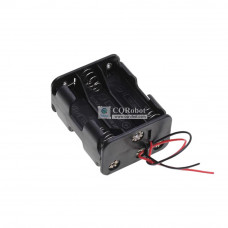 6 AA Battery Holder Back to Back, with Cable without Connector.