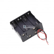 8 AA Battery Holder Back to Back, with Cable without Connector.