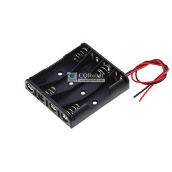 4 AAA Battery Holder, with Cable without Connector.