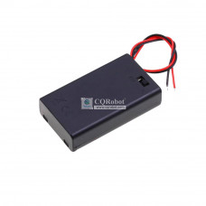 3 AAA Battery Holder, with Cover ON-Off Switch and Cable without Connector.