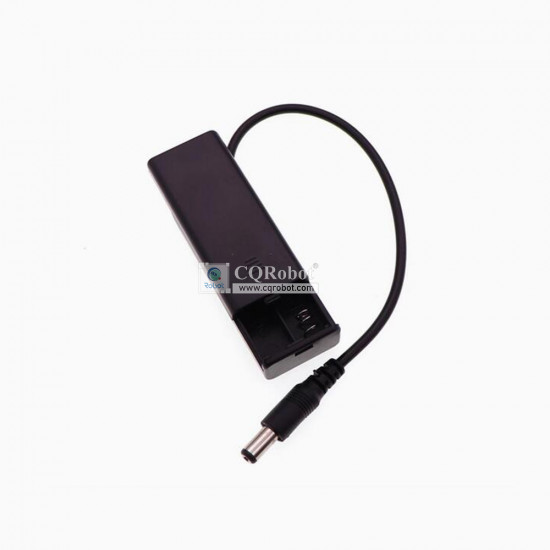 2 AAA Battery Holder, with Cover ON-Off Switch and DC5.5-2.1 Male Plug Cable.