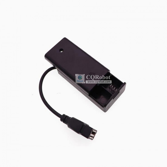 2 AA Battery Holder, with Cover ON-Off Switch and USB Female Plug Cable. 2 AA Battery Holder, with Cover ON-Off Switch and USB Female Plug Cable.
