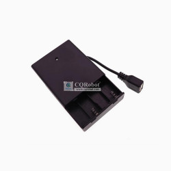 4 AA Battery Holder, with Cover ON-Off Switch and USB Female Plug Cable.