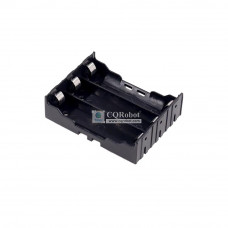 3 - 18650 Battery Holder Direct-Plug Type (Series / Parallel), with Solder Pins.