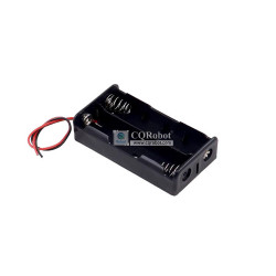 2 - 18650 Battery Holder Series Connection, with Cable without Connector.