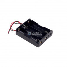 3 - 18650 Battery Holder Series Connection, with Cable without Connector.