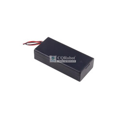 2 - 18650 Battery Holder Series Connection, with Cover ON-Off Switch and Cable without Connector.