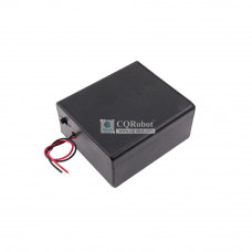 2 D-Cell Battery Holder, with Cover ON-Off Switch and Cable without Connector.