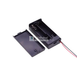 2 AAA Battery Holder, with Cover ON-Off Switch and DC5521 Male Plug Cable.