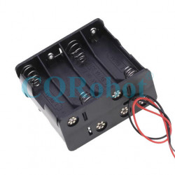 8 AA Battery Holder Back to Back, with Cable without Connector.