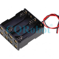 8 AAA Battery Holder Back to Back, with Cable without Connector.