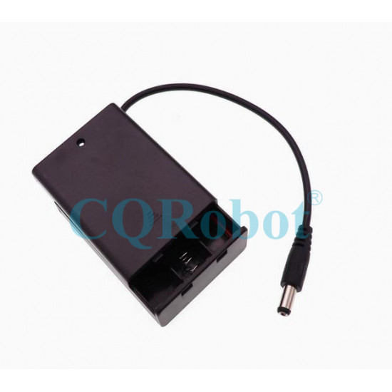 3 AA Battery Holder, with Cover ON-Off Switch and DC5.5-2.1 Male Plug Cable. 3 AA Battery Holder, with Cover ON-Off Switch and DC5.5-2.1 Male Plug Cable.