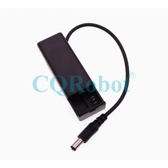 2 AAA Battery Holder, with Cover ON-Off Switch and DC5.5-2.1 Male Plug Cable. 2 AAA Battery Holder, with Cover ON-Off Switch and DC5.5-2.1 Male Plug Cable.