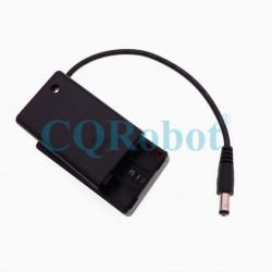 3 AAA Battery Holder, with Cover ON-Off Switch and DC5.5-2.1 Male Plug Cable.