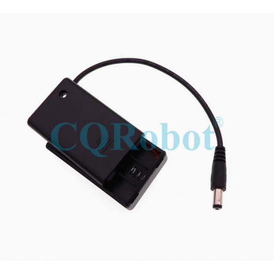 3 AAA Battery Holder, with Cover ON-Off Switch and DC5.5-2.1 Male Plug Cable. 3 AAA Battery Holder, with Cover ON-Off Switch and DC5.5-2.1 Male Plug Cable.