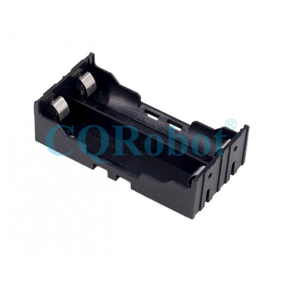 2 - 18650 Battery Holder Direct-Plug Type (Series / Parallel), with Solder Pins. 2 - 18650 Battery Holder Direct-Plug Type (Series / Parallel), with Solder Pins.