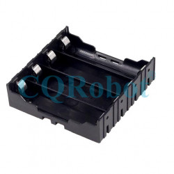 4 - 18650 Battery Holder Direct-Plug Type (Series / Parallel), with Solder Pins.