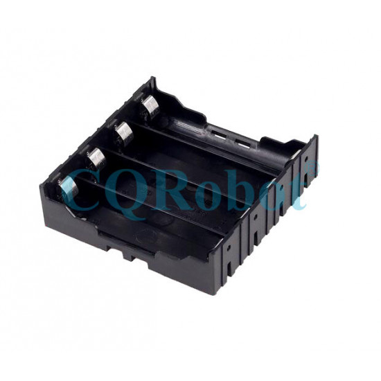 4 - 18650 Battery Holder Direct-Plug Type (Series / Parallel), with Solder Pins. 4 - 18650 Battery Holder Direct-Plug Type (Series / Parallel), with Solder Pins.