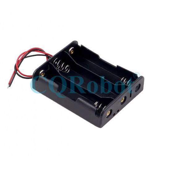 3 - 18650 Battery Holder Series Connection, with Cable without Connector. 3 - 18650 Battery Holder Series Connection, with Cable without Connector.